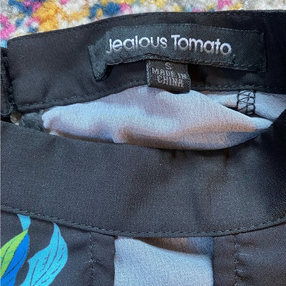 Jealous Tomato Midnight Bloom Floral Choker Blouse - Picture 7 of 10